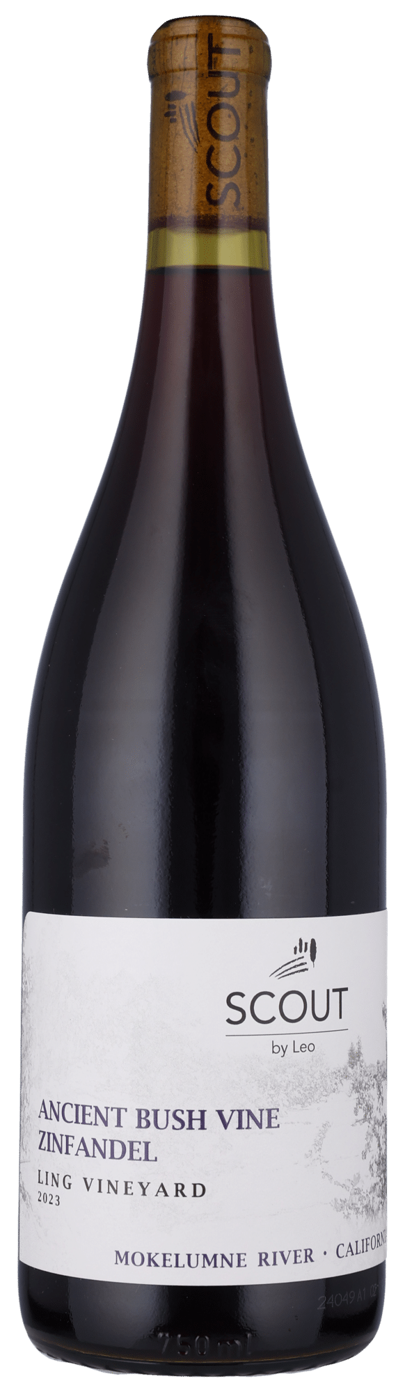 ANCIENT BUSH VINE ZINFANDEL, LING ESTATE VINEYARD Mokelumne River, Scout by Leo