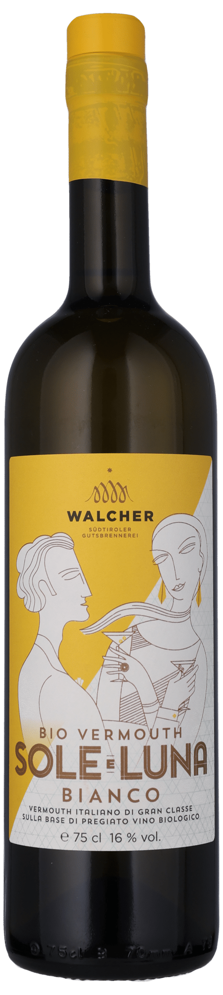 SOLE E LUNA VERMOUTH BIANCO ØKO 16% Organic Vermouth Walcher