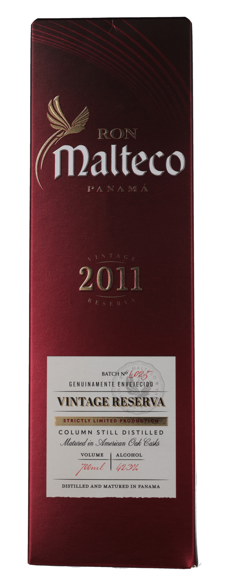 MALTECO VINTAGE RESERVA 42,3% GIFTBOX Savio s.r.l. Rum
