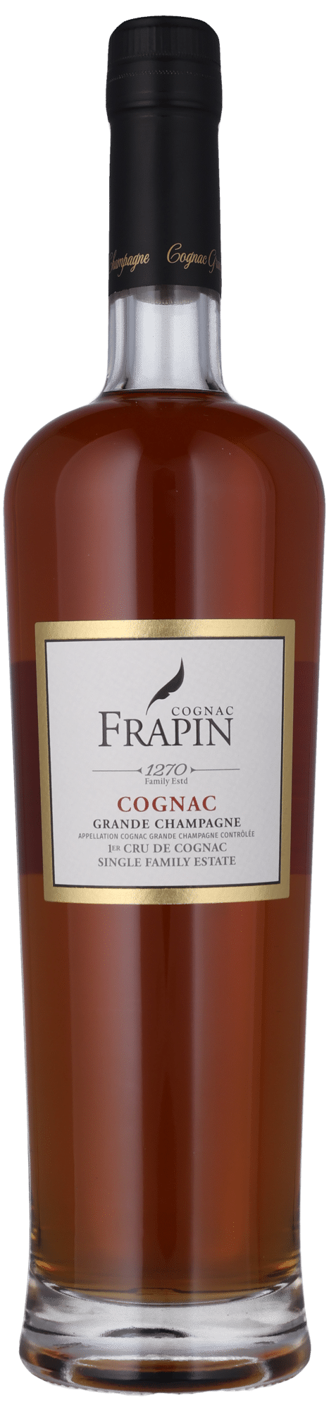 FRAPIN 1270 GIFTBOX 40% Grande Champ. 1er cru, Cognac Frapin