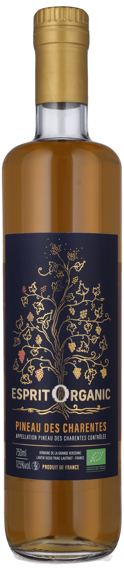 PINEAU DES CHARENTES ØKO 17,5% Esprit Organic, Maison des Pierres