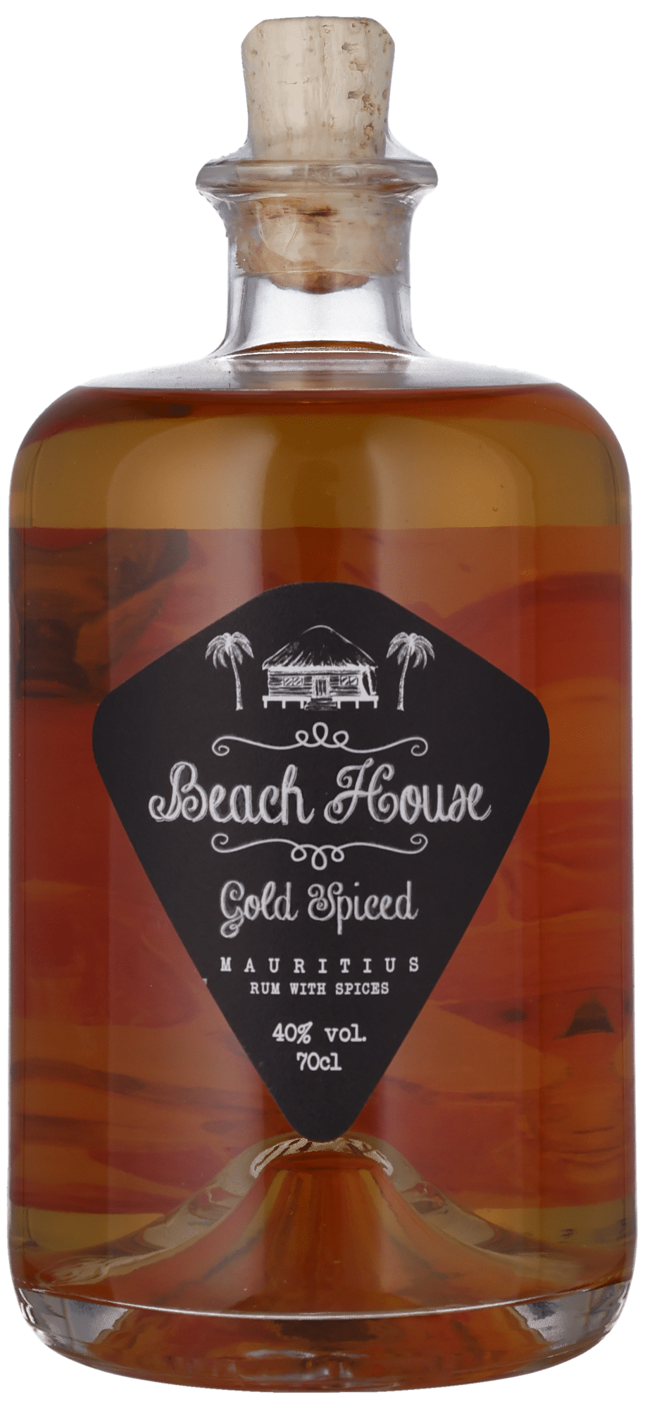 BEACH HOUSE GOLD SPICED 40% Mauritius Island Spiribam SAS