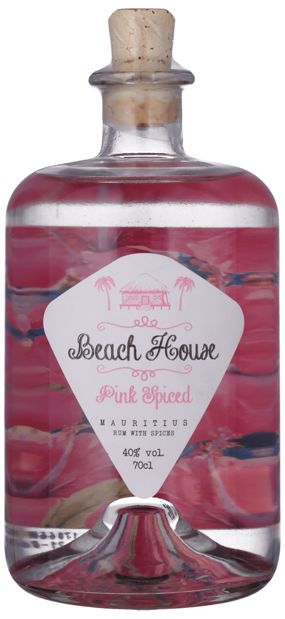 BEACH HOUSE PINK SPICED 40% Mauritius Island Spiribam SAS