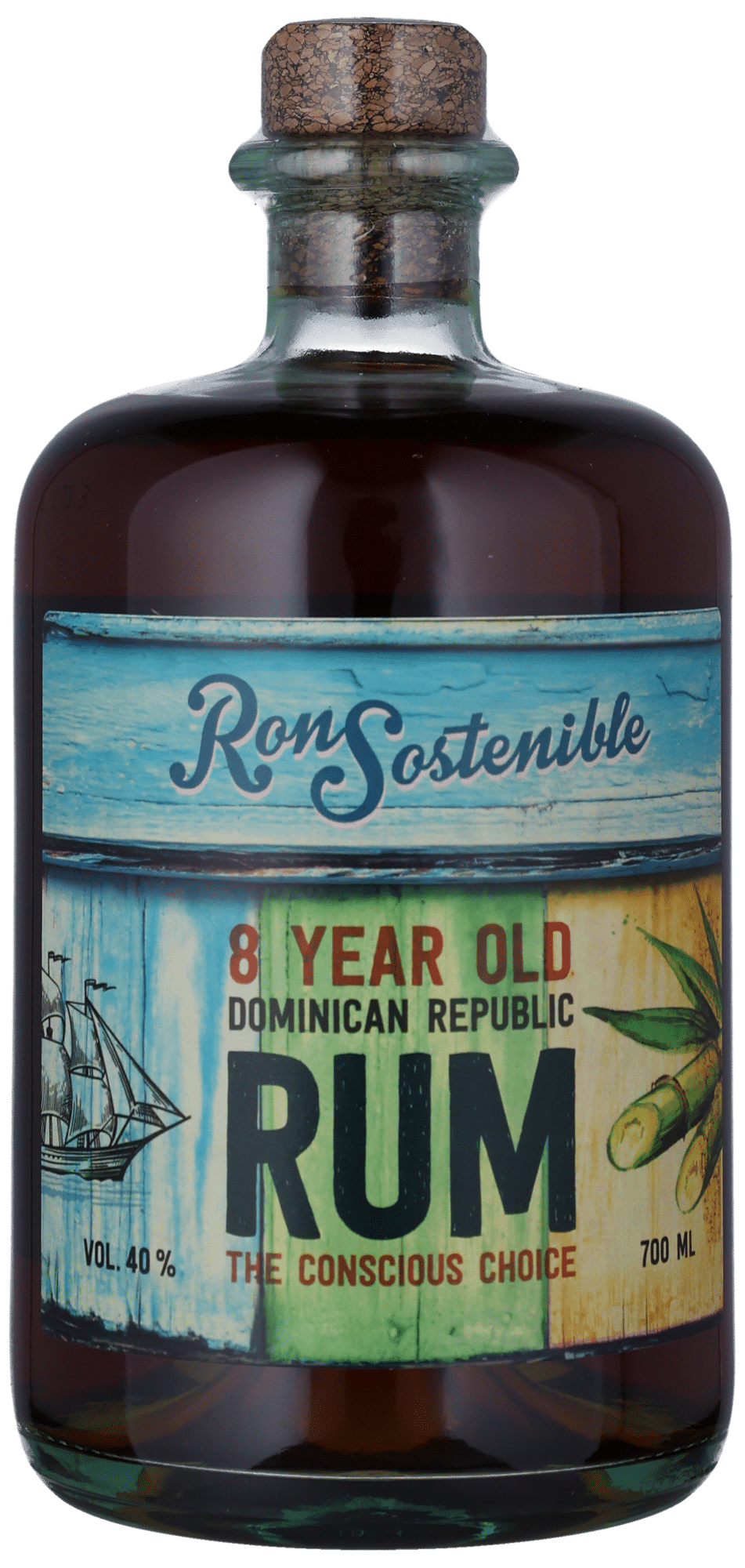 RON SOSTENIBLE 8YO (Standard) 40% A Clean Spirit