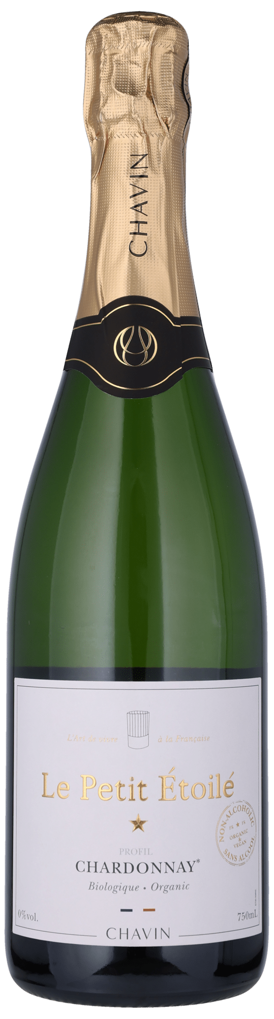LE PETIT ETOILE CHARDONNAY SPARKLING ØKO Alkoholfri mousserende