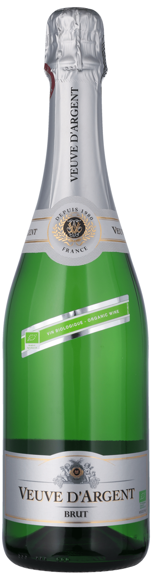 VEUVE D´ARGENT BRUT ØKO, Blanc de Blancs, Vin Mousseux